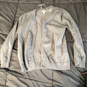 Forever 21 boys gray cardigan size 9/10